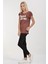 #don't Tag Me Baskılı Kısa Kol T-Shirt - Kızıl Kızıl - L 2