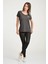 Kıss & Tell Nakışlı, Flamlı, Kısa Kol T-Shirt Gri - Xs 2