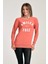Smiles Are Free Baskılı Sweat Mercan - M 1