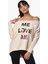 Önü Pul Baskılı Sweatshirt - Deve Tüyü Deve Tüyü - Xs 1