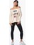 Önü Pul Baskılı Sweatshirt - Deve Tüyü Deve Tüyü - Xs 2