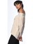 Önü Pul Baskılı Sweatshirt - Deve Tüyü Deve Tüyü - Xs 4