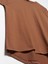 3471 Bisiklet Yaka Basic T-Shirt-Kahve 3