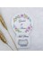 30 Adet Rengarenk Çiçekli Baskılı Balon Açacak Magnet 11X7 cm Uv Nişan Liği Nikah Şekeri 1
