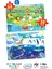 / Hayvanlar Puzzle / 64 Parça Puzzle / 2 Puzzle Bir Arada / 4+ Yaş 3