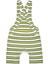 Sarı-Yeşil Çizgili Unisex Bebek Salopet 2
