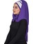 Aishas Design Renkli Şerit Detaylı Pratik Şifon Şal 3