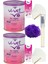 Vivet Pudralı Konserve Sir Ağda Seti 800ML 2li + Bez + Lif + Kalempar/ Ağda Seti 6 Parça 1