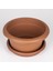 Tabaklı Menekşe Saksı Kahverengi 20X10 cm No:3 2