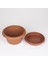 Tabaklı Menekşe Saksı Kahverengi 20X10 cm No:3 3