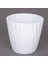 Plastik Istiridye Saksı No:1 Beyaz 0,9 Litre 12X11 cm 1