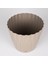 Plastik Istiridye Saksı No:1 Bej 0,9 Litre 12X11 cm 2