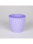 Plastik Istiridye Saksı No:1 Lila 0,9 Litre 12X11 cm 1