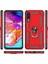 Samsung Galaxy A70 Kılıf Standlı Magnet Mıknatıslı Yüzük Armored Zırhlı Kapak 3