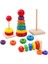 Ahşap Eğitici Oyuncak Bultak+Geometrik Set +Tangram+Kule 4lü Set 4