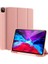 iPad Pro 12.9 (2020-2018 )Kılıf Kalem Yerli Soft Tpu Mıknatıslı Kılıf AL-32542 Pembe 1