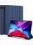 iPad Pro 12.9 (2020-2018 )Kılıf Kalem Yerli Soft Tpu Mıknatıslı Kılıf AL-32542 Mavi 1