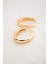 Kadın Rose Gold Halka Model Küpe 3