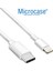 AL2585 Type C To Lightning iPhone Uyumlu Şarj Data Kablosu 2 Metre Beyaz 3