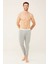 Erkek Gri Melanj Pijama Altı 18472 1