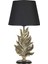 Modern Dizayn Yaprak Abajur Gold Siyah 1