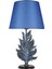 Modern Dizayn Yaprak Abajur Cobalt Mavi 1