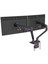 201 13'' 32'' 2'li Amortisörlü Monitör Kolu Siyah 1