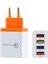 A6 Universal Çoklu Şarj Adaptörü 4 Port 48 W 3