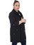 Kadın Büyük Beden Pamuklu Mevsimlik Trençkot 3019 Siyah/black 21S32003019 2