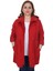 Kadın Büyük Beden Pamuklu Mevsimlik Trençkot 3019 Kırmızı/red 21S32003019 1