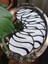 Zebra Desen Nakışlı Gardenya Keten Kumaş Kokteyl Peçetesi, Bardak Altlığı 6'lı Set 1