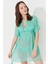 Mint Yeşili Basic Kaftan 2