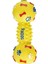 Lion Pet Köpek Oyuncağı Öten Dambıl Mini Irklara 11 cm Sarı 1