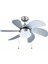 KCF282 60W Silver 6 Kanatlı Avizeli Tavan Vantilatörü 1