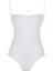 Ince Askılı Bodysuit Ekru 2