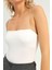 Ince Askılı Bodysuit Ekru 4