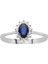 Pırlanta ve Oval Safir Taşlı Anturaj Yüzük 0417R0131 1