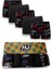 Erkek 5'li Desenli Renkli Pamuklu Premium Paket Boxer 1