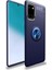 - Galaxy A81 (Note 10 Lite) - Kılıf Yüzüklü Auto Focus Ravel Karbon Silikon Kapak 1