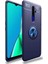 - Oppo A5 2020 - Kılıf Yüzüklü Auto Focus Ravel Karbon Silikon Kapak 1