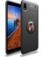 - Xiaomi Redmi 7A - Kılıf Yüzüklü Karbon Ravel Silikon Kapak - Siyah-Rose Gold - T10543 1