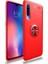 Xiaomi Mi A3 Kılıf Kamera Çıkıntılı Renkli Yüzüklü Standlı Mıknatıslı Kapak (Ravel) 3