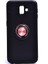 - Samsung Galaxy J6 Plus - Kılıf Yüzüklü Karbon Ravel Silikon Kapak - Siyah-Rose Gold - T6292 1