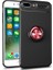 Apple Apple iPhone 8 Plus Kılıf Kamera Çıkıntılı Renkli Yüzüklü Standlı Mıknatıslı Kapak (Ravel) 2