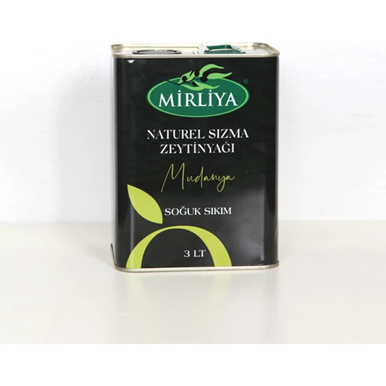 Mirliya Naturel Sızma Zeytinyağı 3 lt