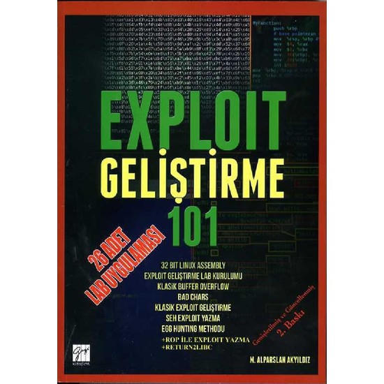 Exploit Geliştirme 101 - M. Alparslan Akyıldız Ekitap İndir | PDF | ePub | Mobi