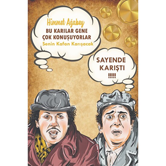 Reklam Baskı Merkezi Zeki Alasya Metin Akpınar Yeşilçam Vazgeçilmezleri Karikatür 50X70 Retro Afiş