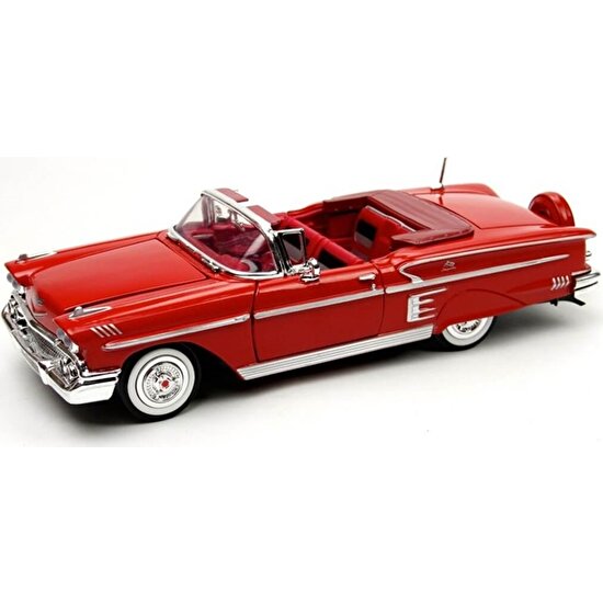 Vardem Motormax 1:24 1958 Chevy Impala Kırmızı