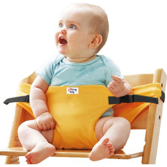 Coozy Baby Kumaş Mama Sandalyesi Mama Sandalyesi Emniyet Kemeri