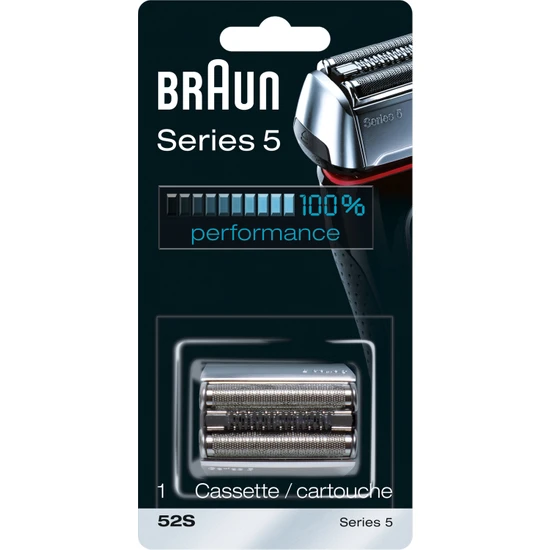 Braun 5 Serisi Tıraş Makinesi Yedek Başlığı Folyo ve Kesici Bıçak 52S